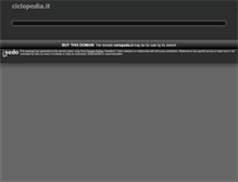 Tablet Screenshot of ciclopedia.it